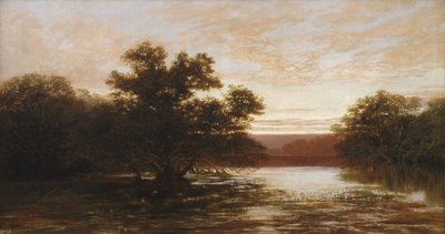 An Australian Mangrove, Ebb Tide by W.C. Piguenit